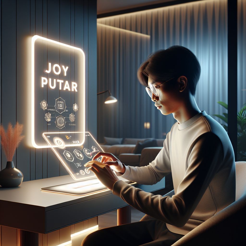 JOYPUTAR platform interface with clean layout and responsive design optimized for quick access