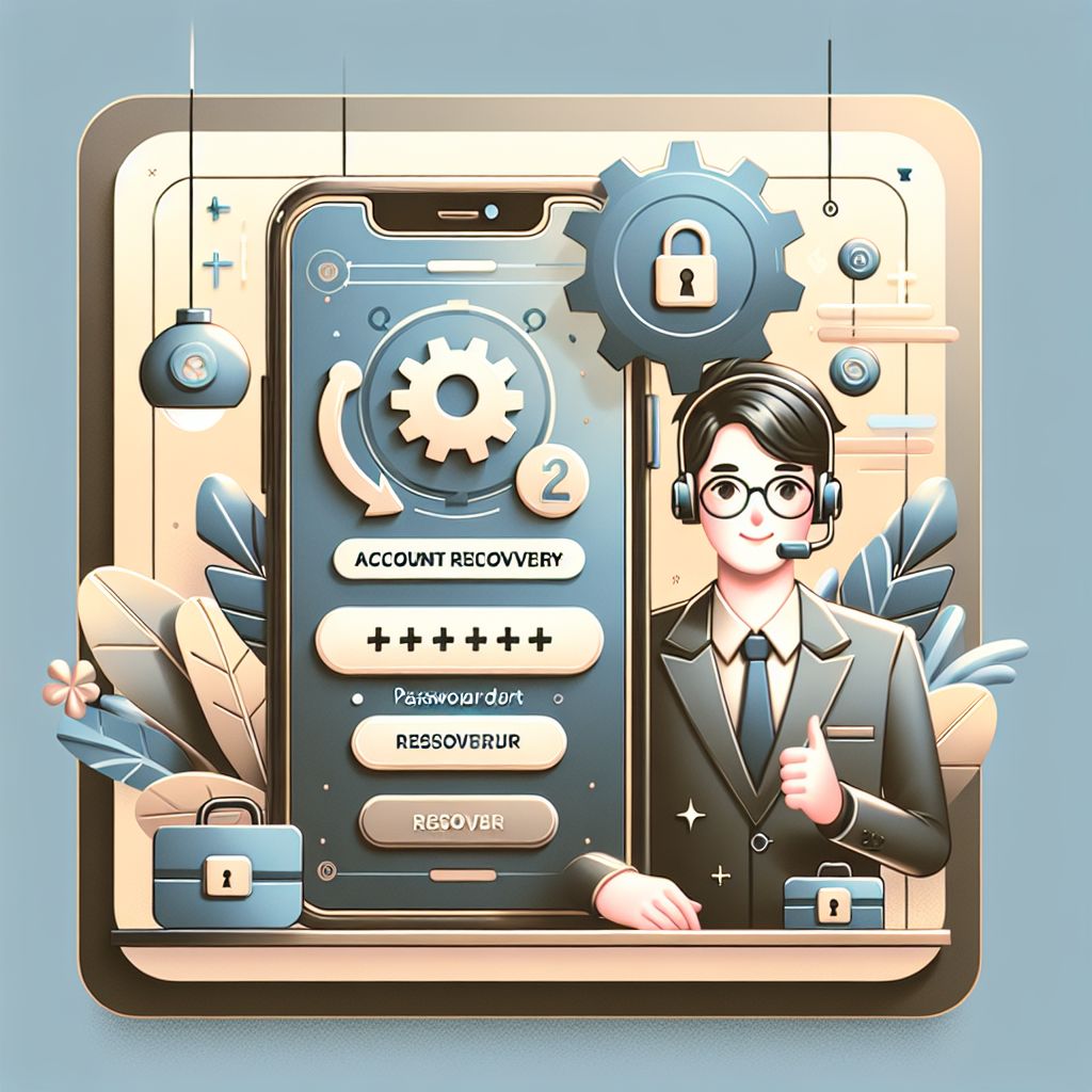 JOYPUTAR account support and recovery tools shown in a clean mobile dashboard